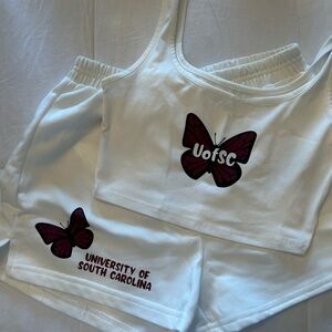 University of South Carolina Butterfly Tank and Shorts Set